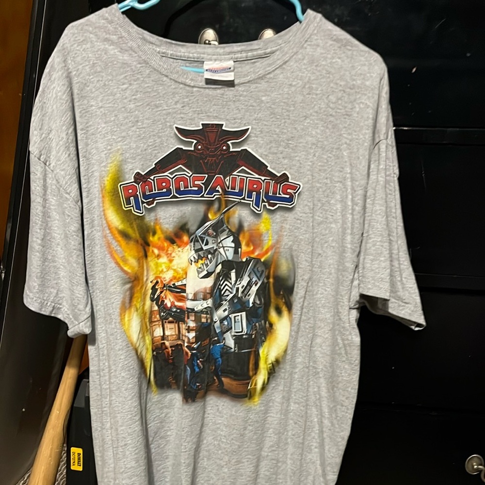 Vintage Monster Trucks Robosaurus Shirt AOP